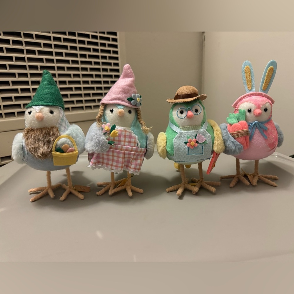 Spritz 2023 Fabric Easter/Spring Decorative Birds - Set of 4 @ Target